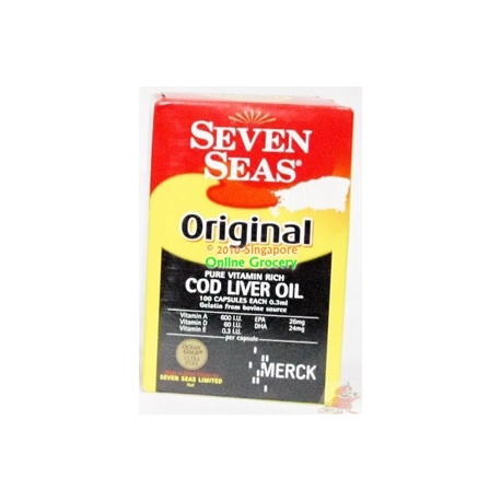 Seven Seas Original Cod Liver Oil Capsules 100 Capsules