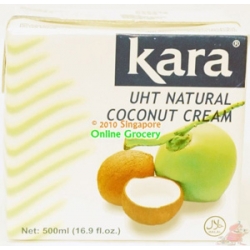 Kara UHT Natural Coconut Cream 500 ml