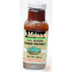 Mida's Hot Sliced Mango Chutney  684gm