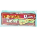 Sun Maid Natural California Raisins 12-14gm Sun Maid Natural California Raisins 12-14gm