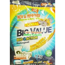 UIC Floral Big Value Bio-3-Action Detergent Powder 1 kg
