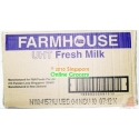 Farmhouse fresh milk carton 