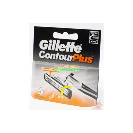 Gillette Contour Plus Cartridges 5 Cartridges