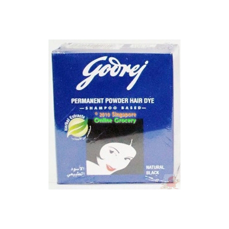 Godrej Permenant Powder Hair Dye Shampoo Based 