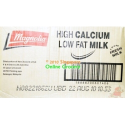 Magnolia High Calcium Low Fat Milk Carton 