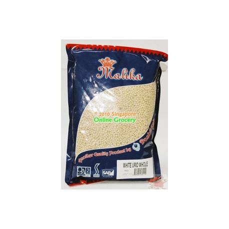 Malika White Urid Whole 1Kg