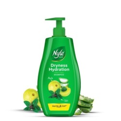 Nyle Naturals Dryness Hydration Shampoo, with Tulsi, Amla and Aloe