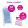 Veet Ready to Use Wax Strips Full Body Waxing Kit - Sensitive Skin