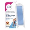 Veet Ready to Use Wax Strips Full Body Waxing Kit - Sensitive Skin