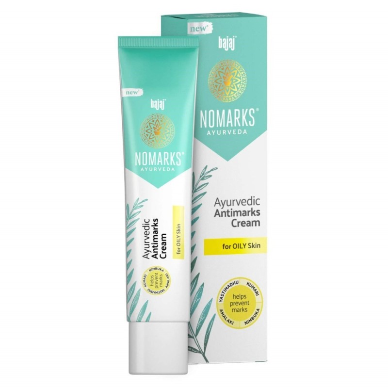 Bajaj Nomarks Ayurvedic Anti Marks Cream for Oily Skin 25g