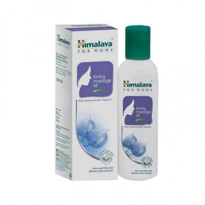 Himalaya Toning Massage Oil for Moms, with Calming Lavender Fragrance