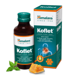 Himalaya Koflet Cough Syrup, with Honey for Dry Irritating Cough