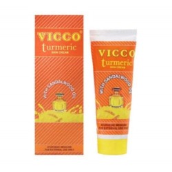 Vicco Turmeric Skin Cream with Sandalwood Oil, / Ayurvedic Medicine