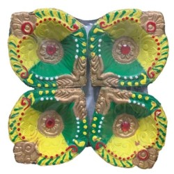 Colorful Clay Diyas for Deepavali, Diwali Diya, Divali Diya,deepavali