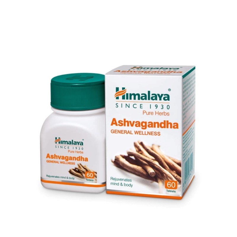 Himalaya Ashvagandha General Wellness Tablets (60 Tablets)