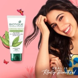 Biotique Morning Nectar Moisturize & Nourish Face Wash Contains Wild