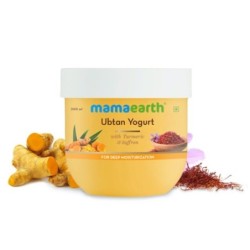 Mamaearth Ubtan Yogurt with Turmeric & Saffron, for Deep