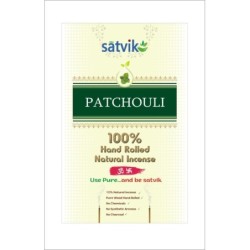 Satvik Patchouli Incense Sticks (Agarbatti for Prayer), Pack
