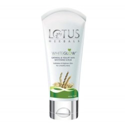 Lotus Herbals Whiteglow Oatmeal & Yogurt Skin Whitening Scrub