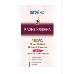 Satvik Radhe Krishna Incense Sticks (Agarbatti for Prayer), Pack
