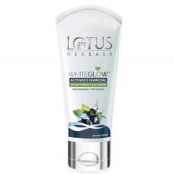 Lotus Herbals Whiteglow Activated Charcoal Brightening Face Wash
