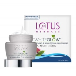 Lotus Herbals Whiteglow Skin Whitening & Brightening Nourishing Night