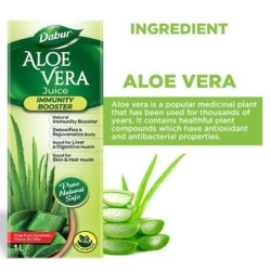 Dabur Aloe Vera Juice - Immunity Booster, Pure, Natural