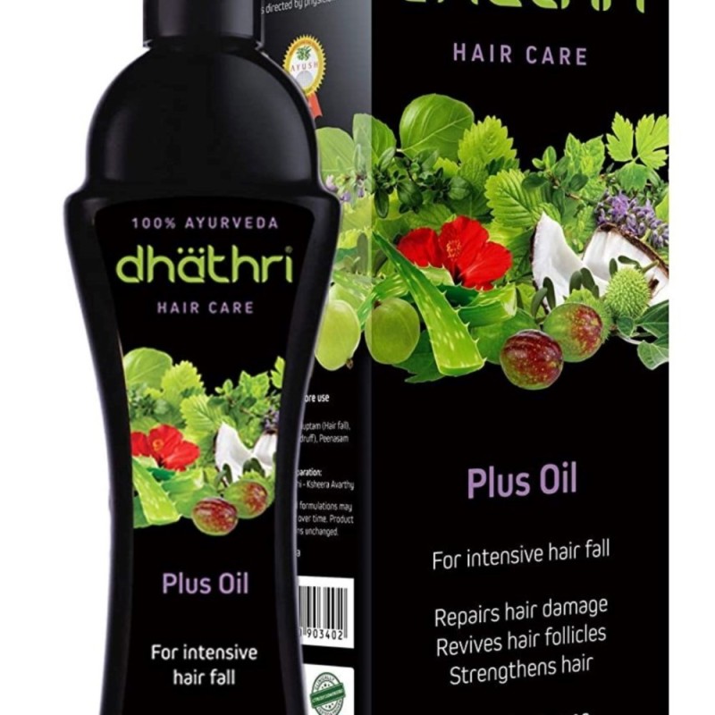 Dhathri Hair Care Plus Herbal Oil - Clinically Proven Ayurvedic