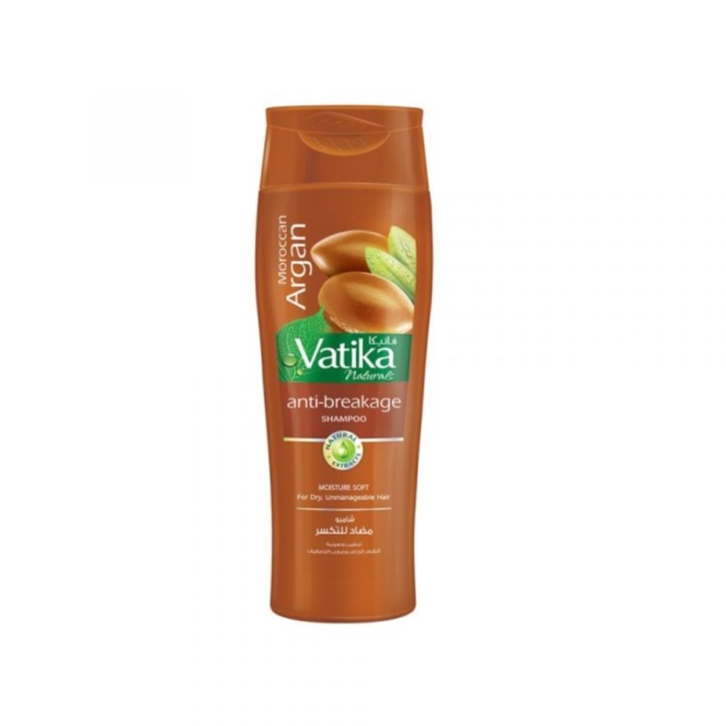 Dabur Vatika Naturals Moroccan Argan Anti Breakage Shampoo, for Dry