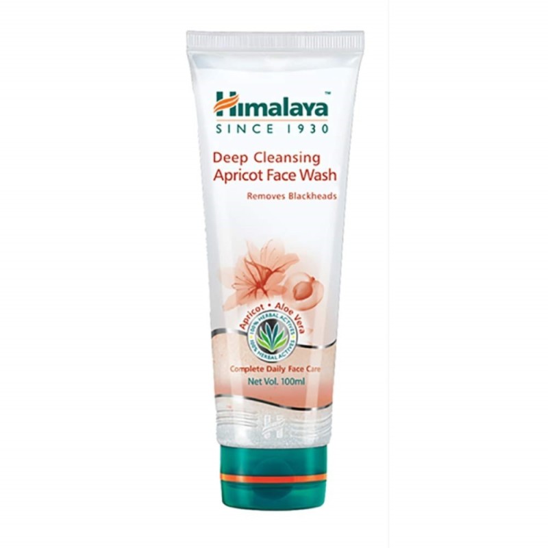 Himalaya Deep Cleansing Apricot Face Wash, Prevents Black Heads 100ml