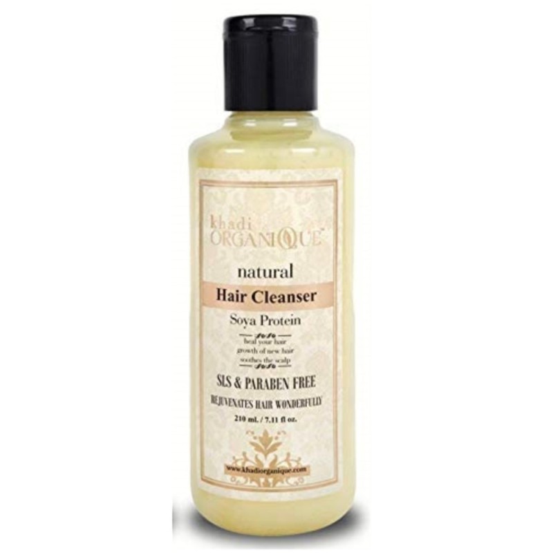 Khadi Organique Natural Hair Cleanser (Soya Protein) 210ml