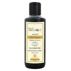 Khadi Organique Natural Hair Cleanser (Shikakai & Honey) 210ml