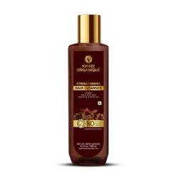 Khadi Organique Strengthening Hair Cleanser, for Voluminous & Thicker