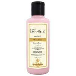 Khadi Organique Natural Rose & Honey Moisturizer - Protects