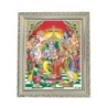 Satvik Lord Ram & Goddess Sita Mata Family Photo, Designer Wooden