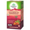 Organic India Tulsi Green Tea Pomegranate 25N Infusion Bags- Stress