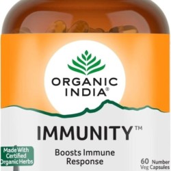 Organic India Immunity Boosts Immune Response, 60 Capsules