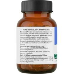 Organic India Bowel Care Relieves Constipation & Ibs, 60 Capsules