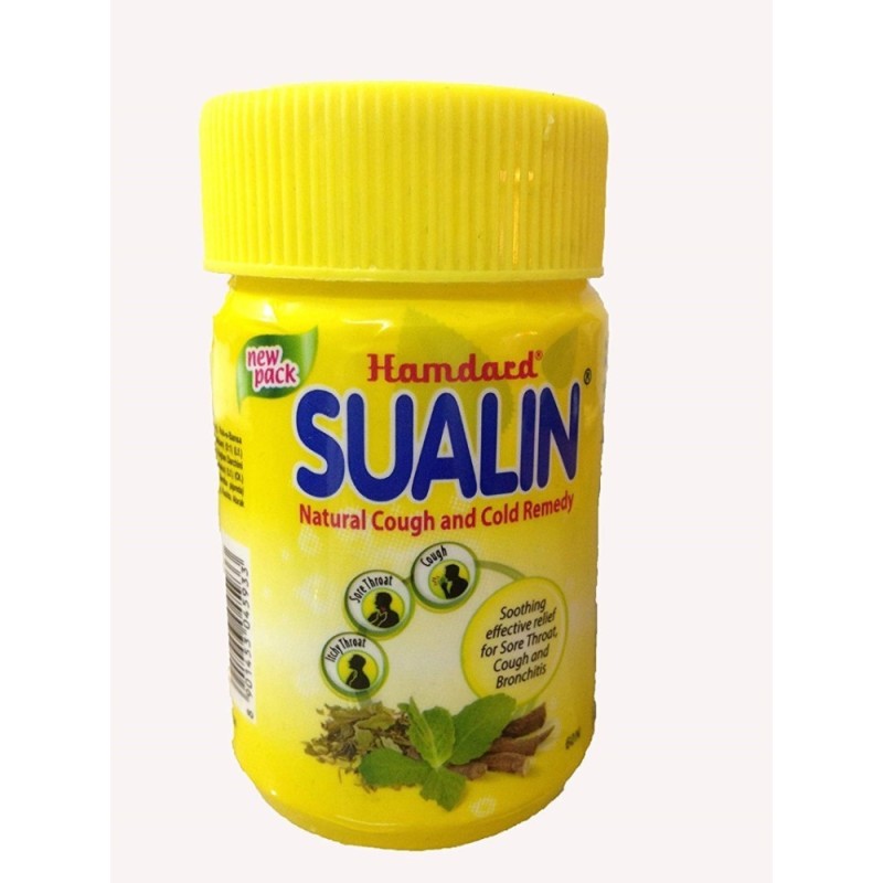 Hamdard Sualin Natural Cough & Cold Remedy, 60 Tablets- Soothing
