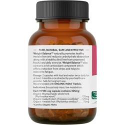 Organic India Weight Balance Healthy Metabolism, 60 Capsules