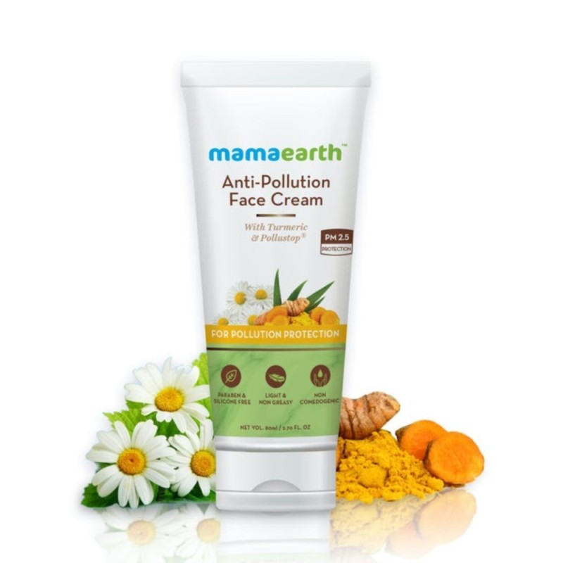 Mamaearth Anti-Pollution Face Cream with Turmeric & Pollustop