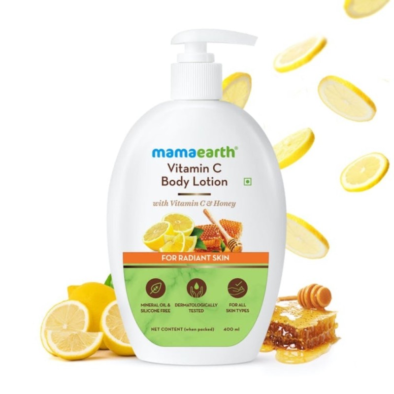 Mamaearth Vitamin C Body Lotion with Vitamin C & Honey, for Radiant