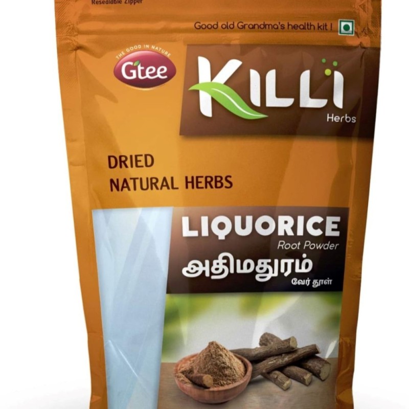 Killi Herbs & Spices Liquorice Root Powder (Mulethi, Yastimadhu Root