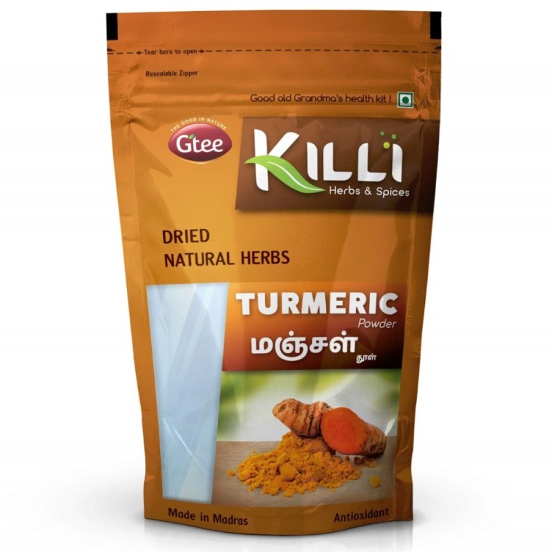 Killi Herbs & Spices Turmeric Powder, (Viral Fever) 100g