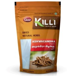 Killi Herbs & Spices Ashwagandha Powder, (Nervous Tonic) 100g
