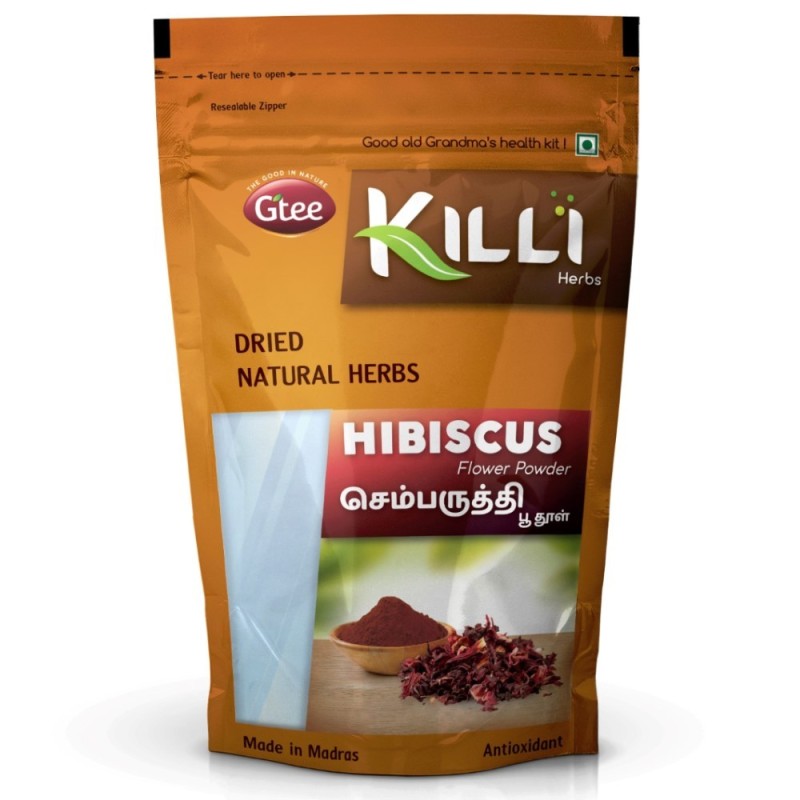 Killi Herbs & Spices Hibiscus Flower Powder, (Supports Cardiac Heath)