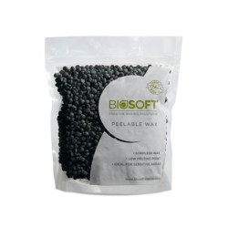 Biosoft Premium Waxing Solutions Peelable Wax Charcoal, Ideal
