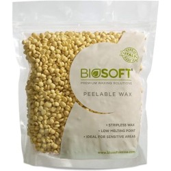 Biosoft Premium Waxing Solutions Peelable Wax Vanilla, Ideal
