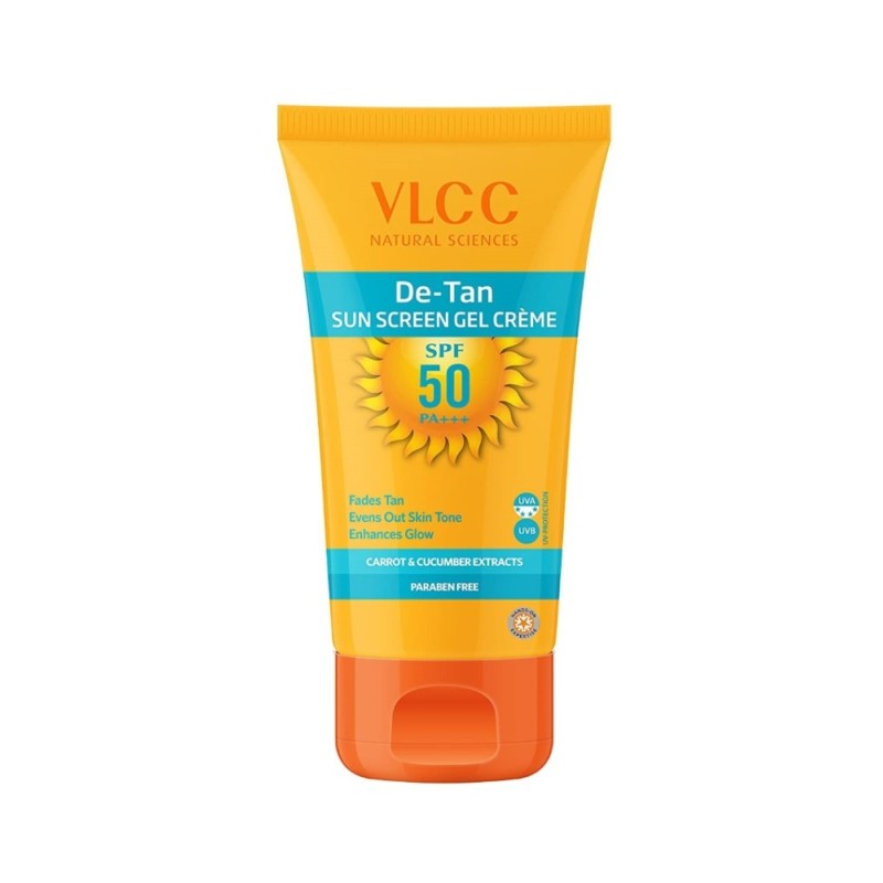 Vlcc Natural Sciences De Tan Sunscreen Gel Creme SPF 50 PA+++ - Fades