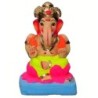 Kamal Aasan Eco Friendly Ganesha Idol Made of Clay Shadu Mati 7 Inches